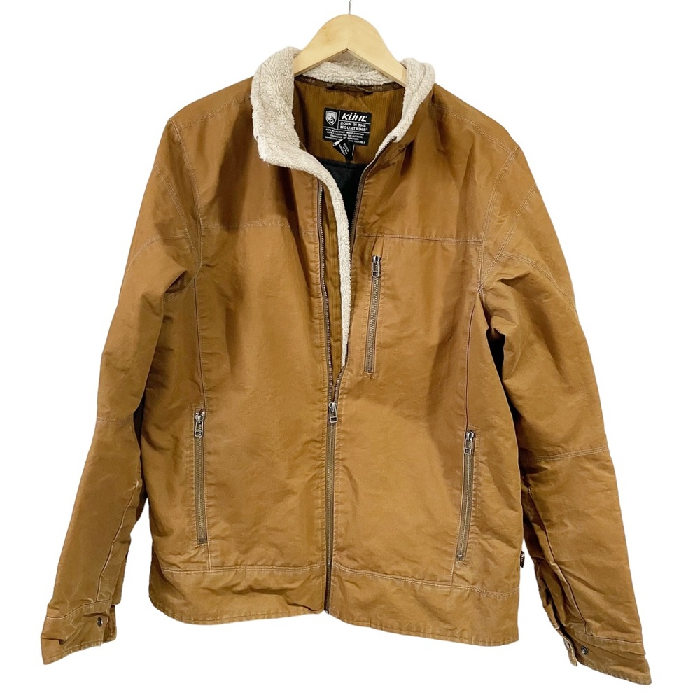 Kuhl Men's Tan Brown Sherpa-Lined Jacket